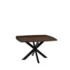 LABEL51 Eetkamertafel Blake - Espresso - Mangohout - 130x130 cm - Afbeelding 3