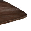 LABEL51 Eetkamertafel Blake - Espresso - Mangohout - 130x130 cm - Afbeelding 4