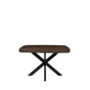 LABEL51 Eetkamertafel Blake - Espresso - Mangohout - 140x140 cm
