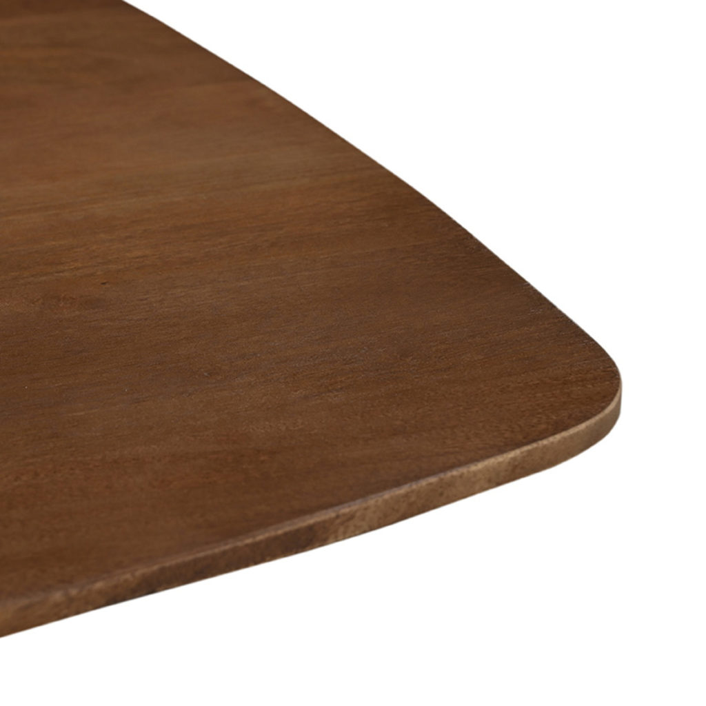LABEL51 Eetkamertafel Blake - Nature - Mangohout - 130x130 cm - Afbeelding 3