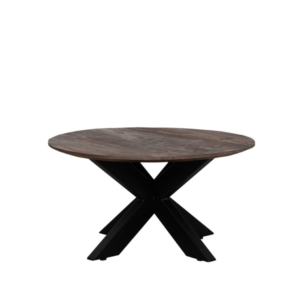 LABEL51 Salontafel Otis - Espresso - Mangohout - 80 cm - Afbeelding 3