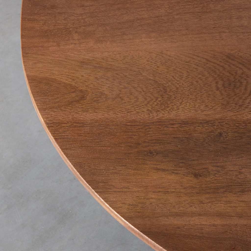 LABEL51 Salontafel Otis - Nature - Mangohout - 80 cm - Afbeelding 5