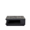 LABEL51 Salontafel Square - Zwart - Mangohout - 80 cm - Afbeelding 3