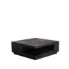 LABEL51 Salontafel Square - Zwart - Mangohout - 80 cm - Afbeelding 5