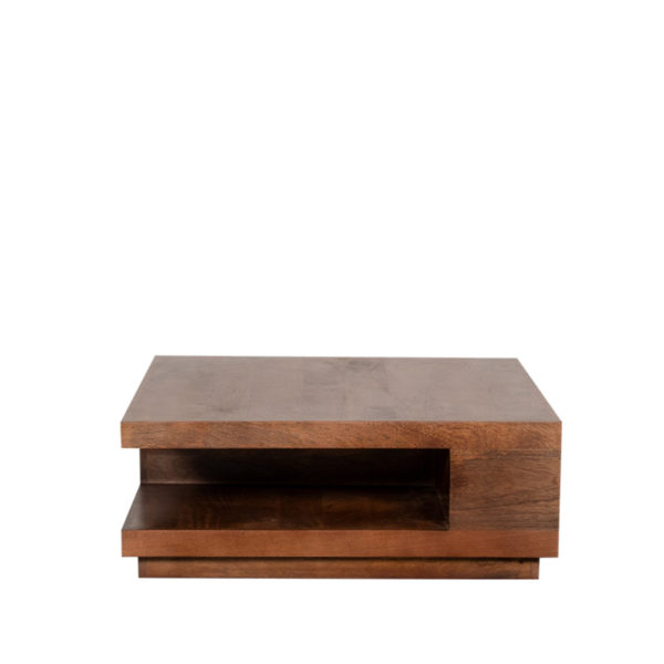 LABEL51 Salontafel Square - Nature - Mangohout - 80 cm - Afbeelding 3