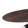 LABEL51 Eetkamertafel James - Espresso - Mangohout - 240 cm - Ovaal - Afbeelding 3
