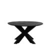 LABEL51 Salontafel Otis - Zwart - Mangohout - 80 cm - Afbeelding 3