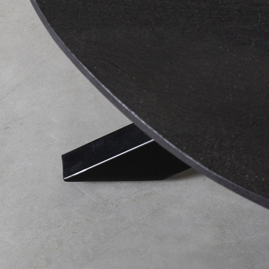 LABEL51 Salontafel Otis - Zwart - Mangohout - 80 cm - Afbeelding 4