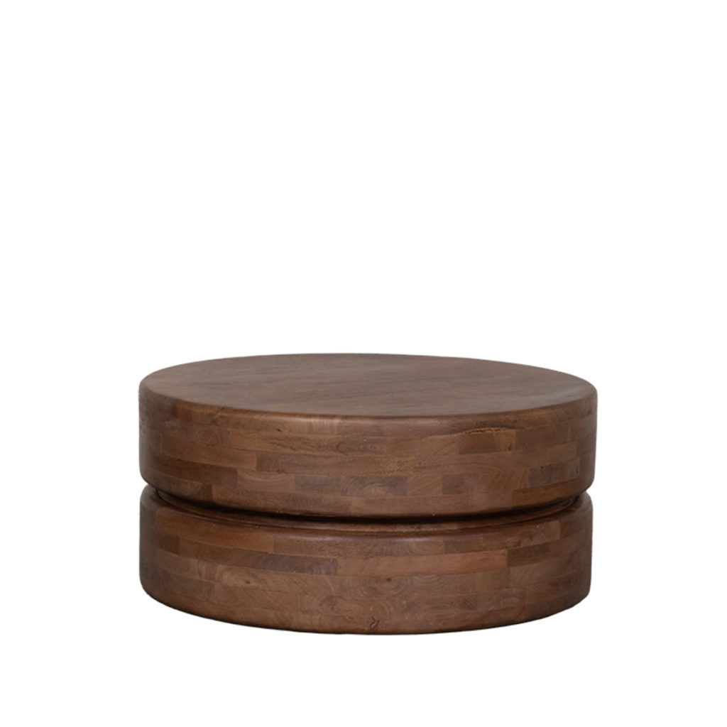 LABEL51 Salontafel Milly - Nature - Mangohout - 70 cm - Afbeelding 3