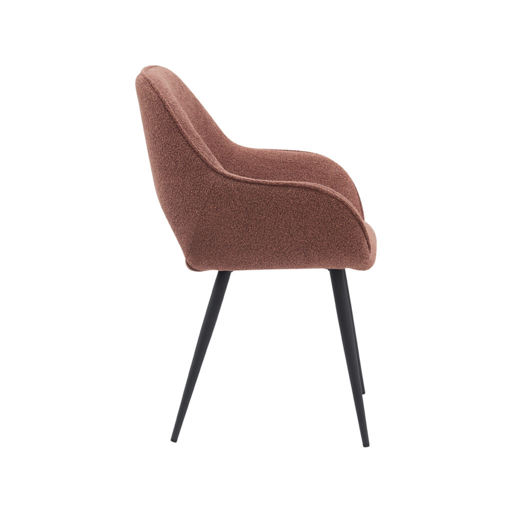 LABEL51 Eetkamerstoel Fer - Terra - Boucle - Afbeelding 3