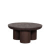 LABEL51 Salontafel Olly - Espresso - Mangohout - 90 cm - Afbeelding 4