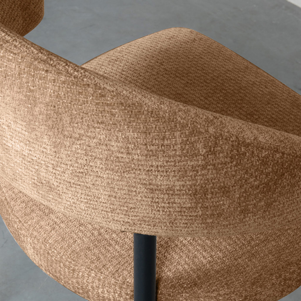 LABEL51 Eetkamerstoel Bliss - Cognac - Elite - Afbeelding 5