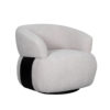 LABEL51 Fauteuil Valenza - Naturel - Boucle - Zwart Eiken - Afbeelding 3