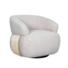 LABEL51 Fauteuil Valenza - Naturel - Boucle - Naturel Eiken - Afbeelding 2
