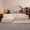 LABEL51 Hoekbank Vitoro - Naturel - Elite - Links