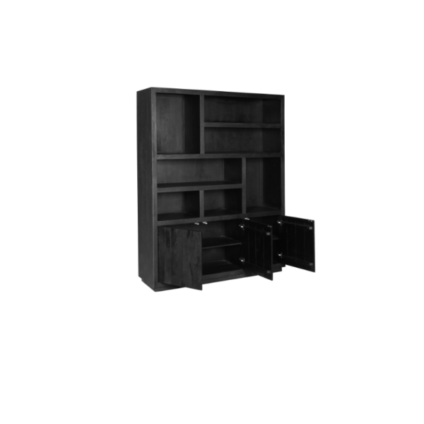 Vakkenkast Brussel Black XL | 160 cm - Afbeelding 3