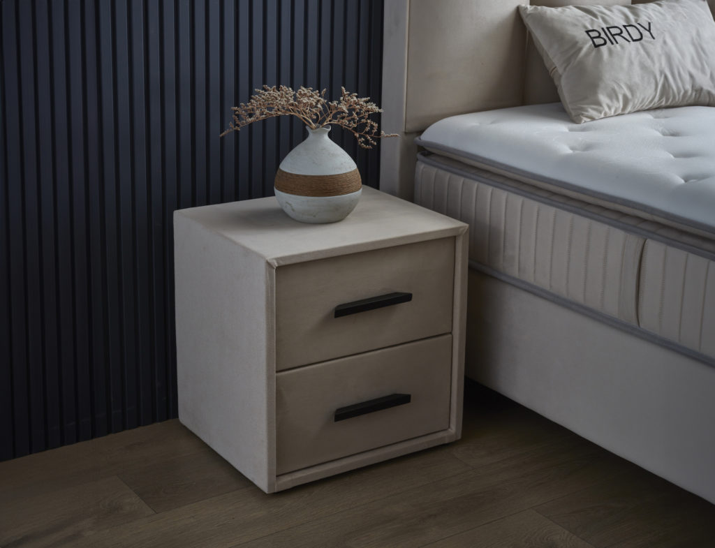 Opbergboxspring Birdybedd Beige 90x200 - Eenpersoons - Afbeelding 3