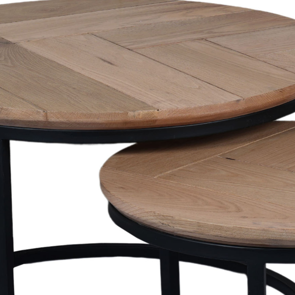 Salontafel Otik Natural Oak | 70 cm | set van 2 - Afbeelding 3