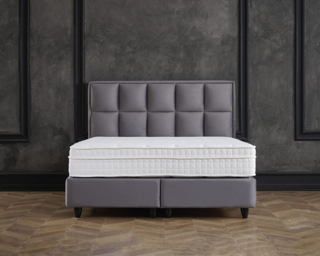 Opbergboxspring Miami Velvet Antraciet 180x200 - Afbeelding 3