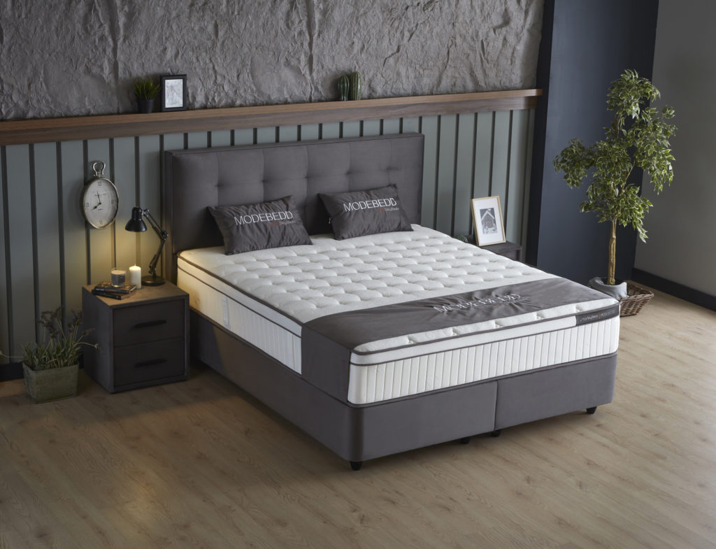 Opbergboxspring Modebedd Antraciet 140x200 - Afbeelding 3