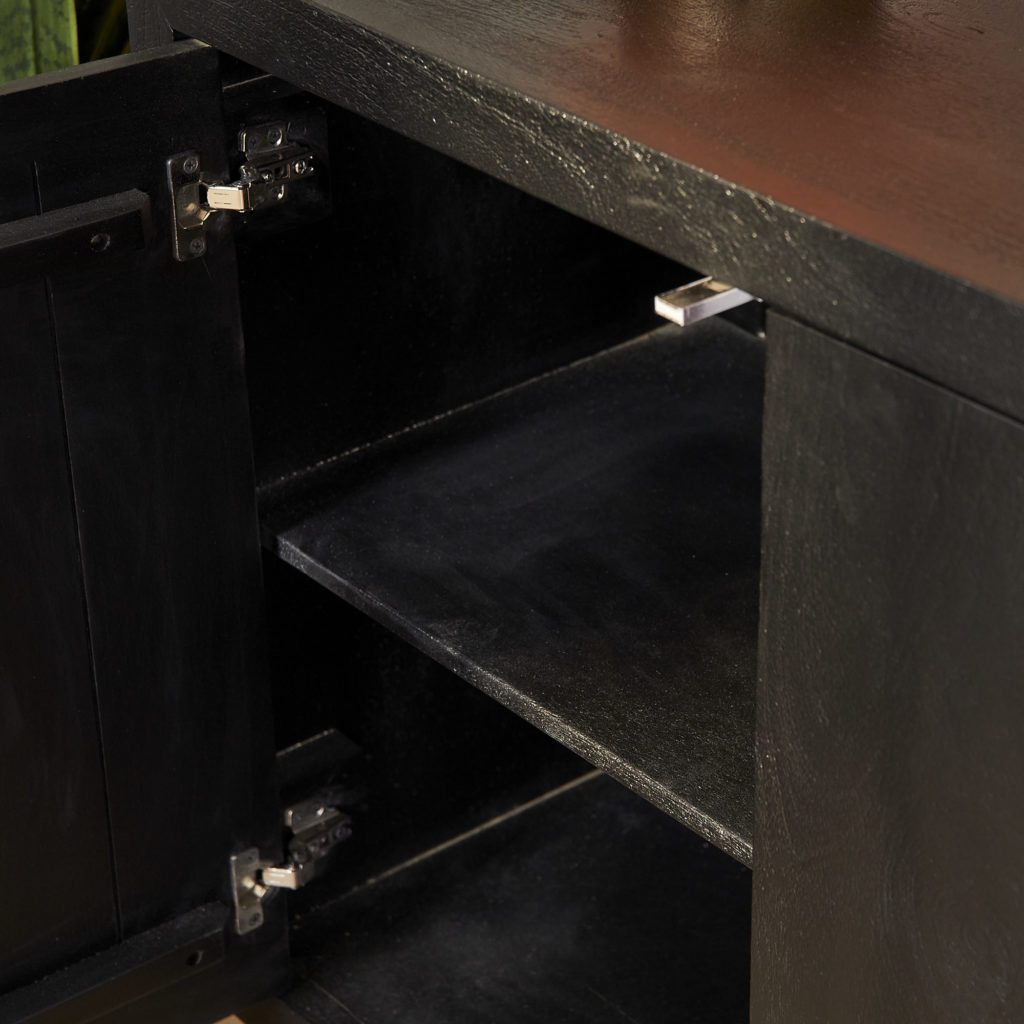 Dressoir Brussel Black 4 deurs | 200 cm - Afbeelding 4