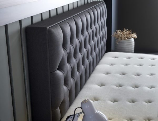 Opbergboxspring Chestybedd Antraciet 140x200 - Afbeelding 4