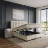 Opbergboxspring Blackpearl Beige 180x200 - Afbeelding 4