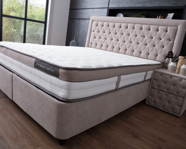 Opbergboxspring Oxybedd Beige 160x200 - Afbeelding 4