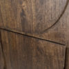 Wandkast 180 met 3 deuren en 2 open vakken, Dark Walnut - Afbeelding 5