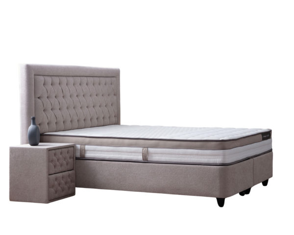 Opbergboxspring Oxybedd Beige 160x200 - Afbeelding 5