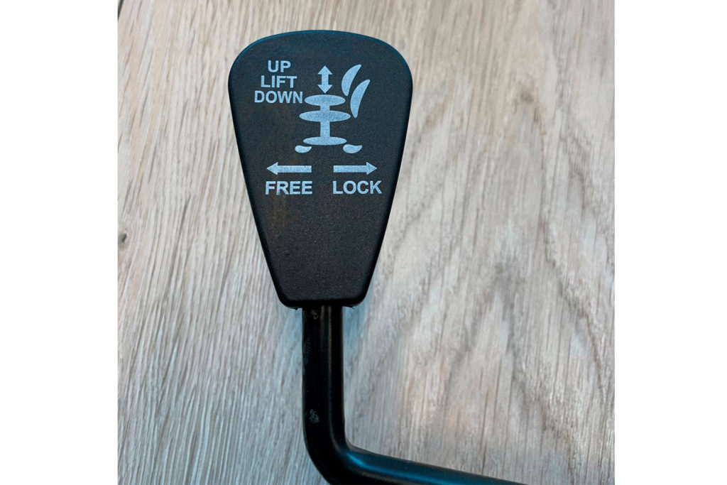 Bureaustoel 'Max' Mesh Zwart (1c) - Afbeelding 5