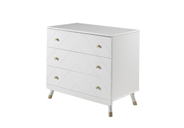 Deze BILLY-combinatie bestaat uit het witte BILLY-bed (90x200cm), het witte nachtkastje, de 2-deurs kleerkast en de commode. - Afbeelding 6