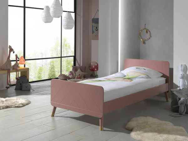 Deze BILLY-combinatie bestaat uit het terra roze BILLY-bed (90x200cm) en de bijpassende terra roze nachtkastje. - Afbeelding 6