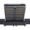 Opbergboxspring Chestybedd Antraciet 140x200 - Afbeelding 10