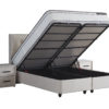 Opbergboxspring Modebedd Beige 160x200 - Afbeelding 10