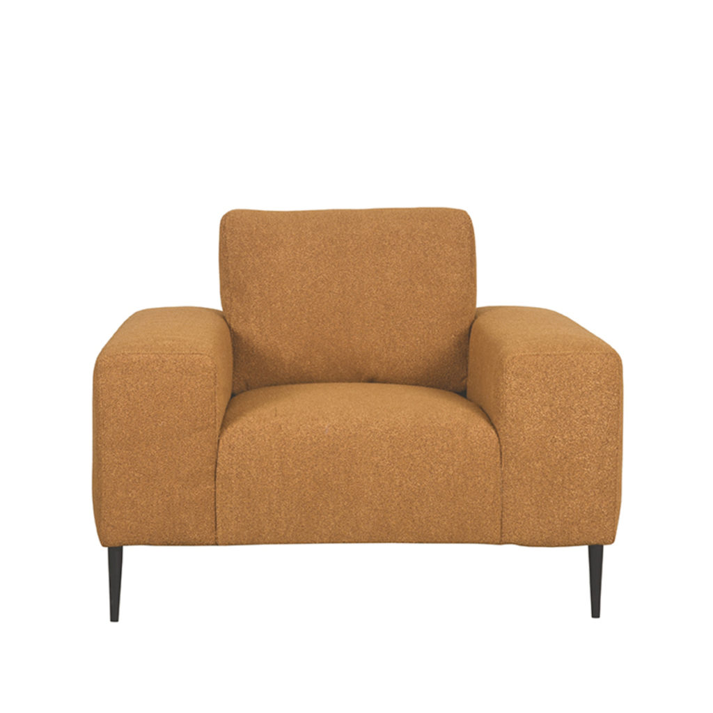 LABEL51 Bank Ferraro - Oker - Boucle - 1-Zits - Afbeelding 2