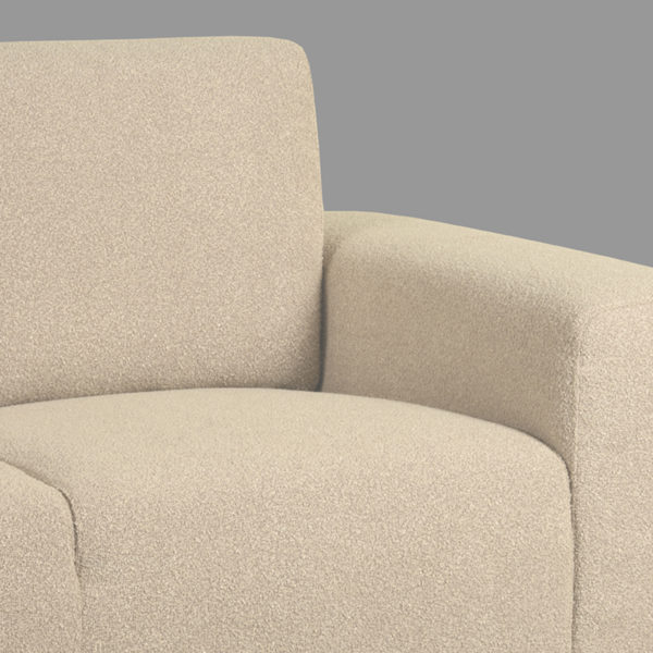 LABEL51 Bank Ferraro - Zand - Boucle - 2-Zits - Afbeelding 5