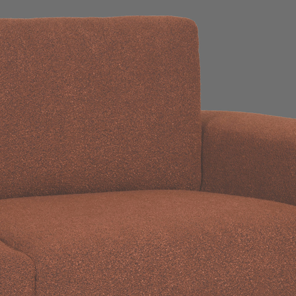 LABEL51 Bank Ferraro - Rust - Boucle - 3-Zits - Afbeelding 5