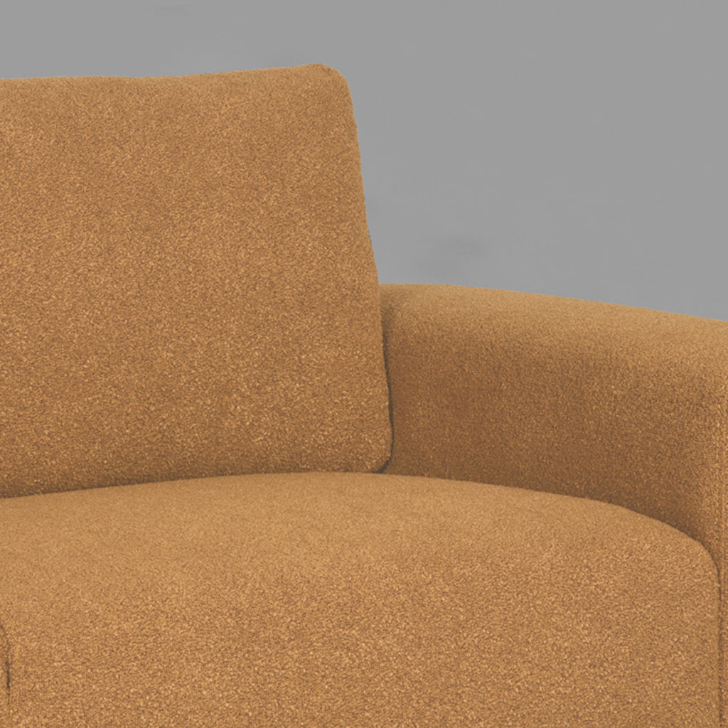 LABEL51 Bank Ferraro - Oker - Boucle - 3-Zits - Afbeelding 5