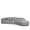 LABEL51 Bank Flori - Grijs - Boucle - 4-Zits - Afbeelding 2