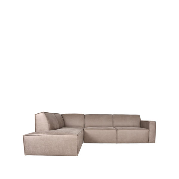 LABEL51 Hoekbank Kay - Taupe - Microfiber - Links - Afbeelding 2