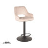 LABEL51 Barkruk Fer - Naturel - Velours - Gaslift