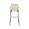LABEL51 Barkruk Joni - Beige - Elegance - Zithoogte 78 - Afbeelding 4