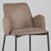 LABEL51 Barkruk Joni - Taupe - Microfiber - Zithoogte 78 - Afbeelding 6