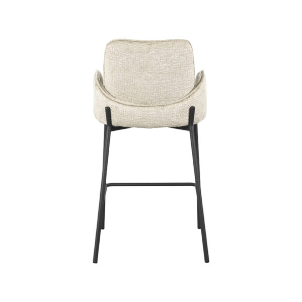 LABEL51 Barkruk Joni - Beige - Elegance - Zithoogte 65 - Afbeelding 2