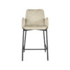 LABEL51 Barkruk Joni - Beige - Elegance - Zithoogte 65 - Afbeelding 4