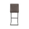 LABEL51 Barkruk Milo - Antraciet - Microfiber - Zithoogte 65 - Afbeelding 5