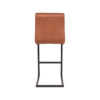 LABEL51 Barkruk Milo - Cognac - Microfiber - Zithoogte 65 - Afbeelding 5