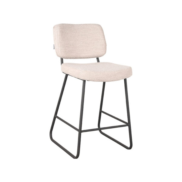 LABEL51 Barkruk Noah - Naturel - Boucle - Zithoogte 65 - Afbeelding 2