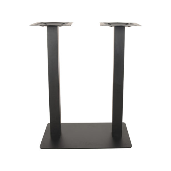 LABEL51 Bartafel Tafelpoot Dubbel - Zwart - Metaal - Dubbel - 92 cm - Afbeelding 2